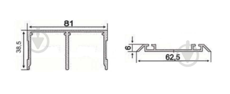 Рельс к шкафу-купе VIP-master Стандарт - фото 2