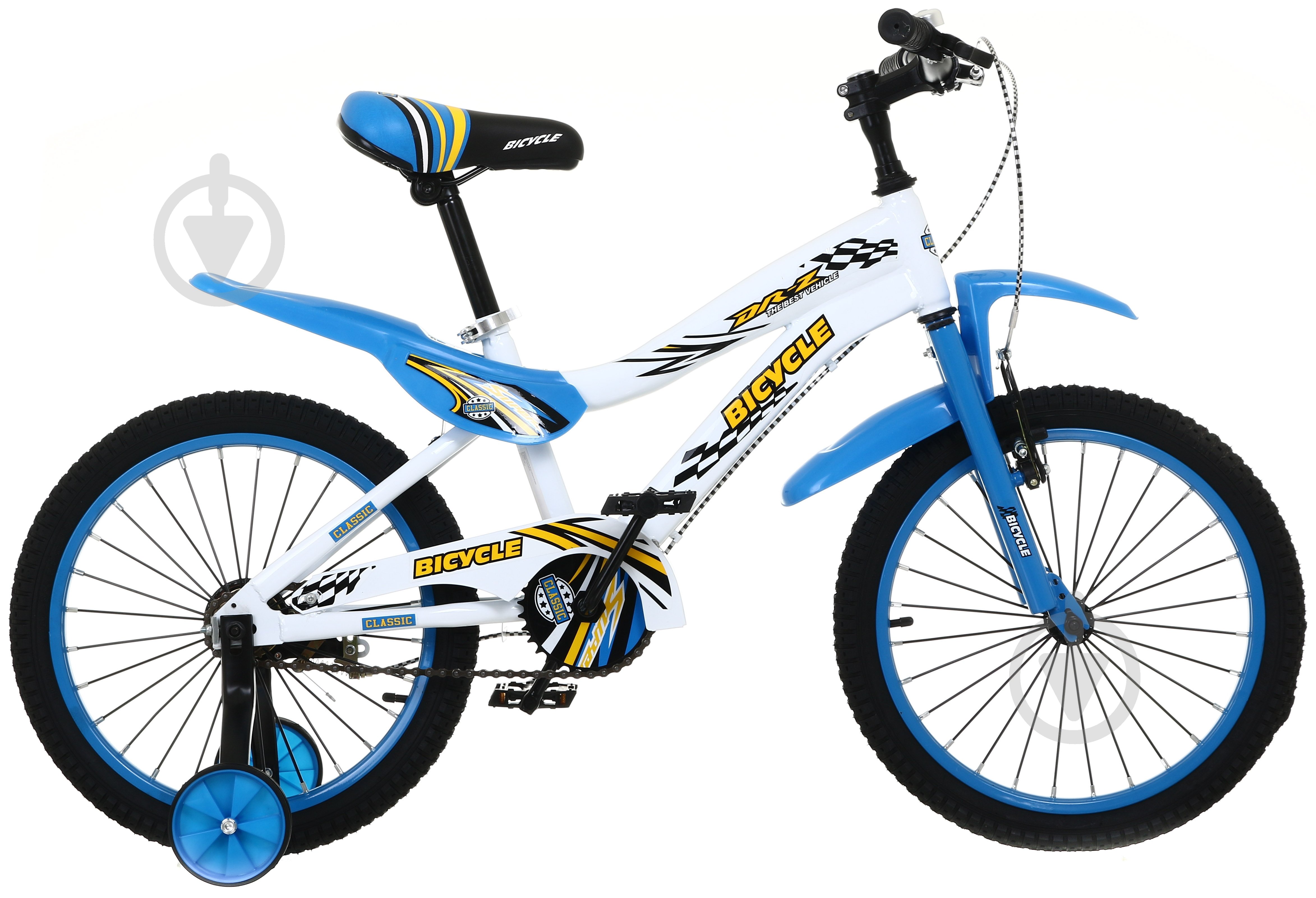 Велосипед детский YOUMI 18" бело-синий pro1804 - фото 2