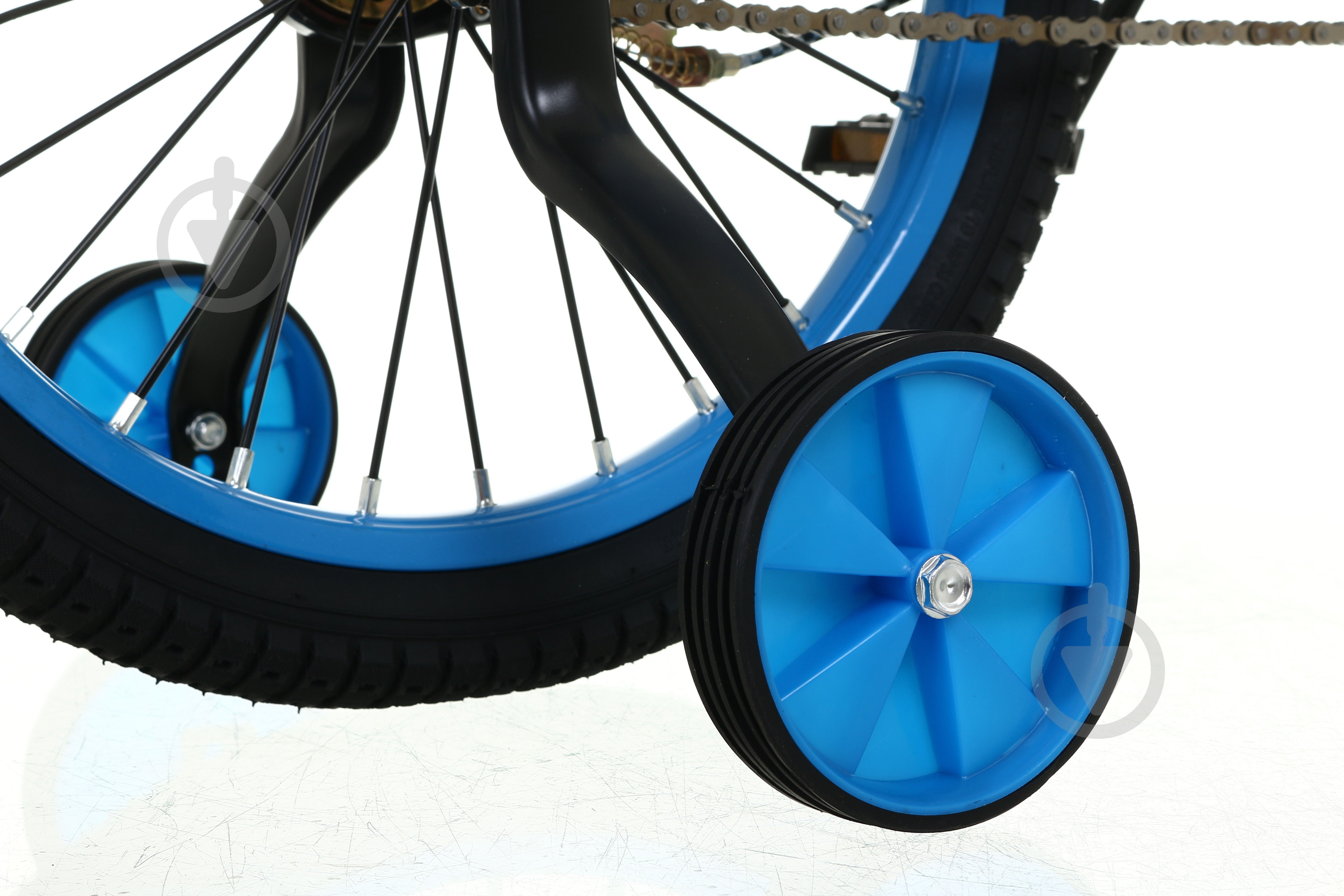 Велосипед детский YOUMI 18" бело-синий pro1804 - фото 4