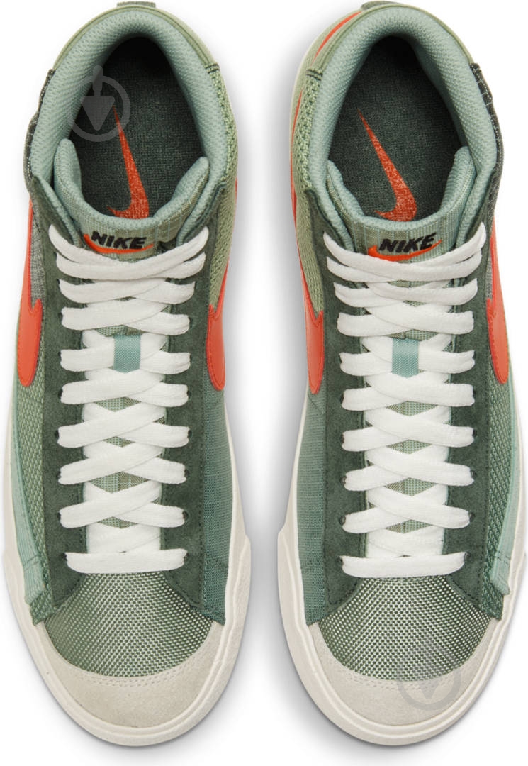 Кроссовки мужские демисезонные Nike Blazer Mid '77 DD1162-300 р.43 зеленые - фото 10