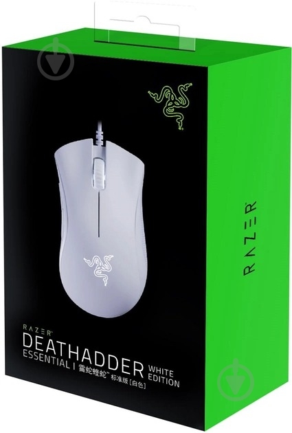 Мышь Razer DeathAdder Essential White white (RZ01-03850200-R3M1) - фото 5 Мышь Razer DeathAdder Essential White white (RZ01-03850200-R3M1) - фото 5