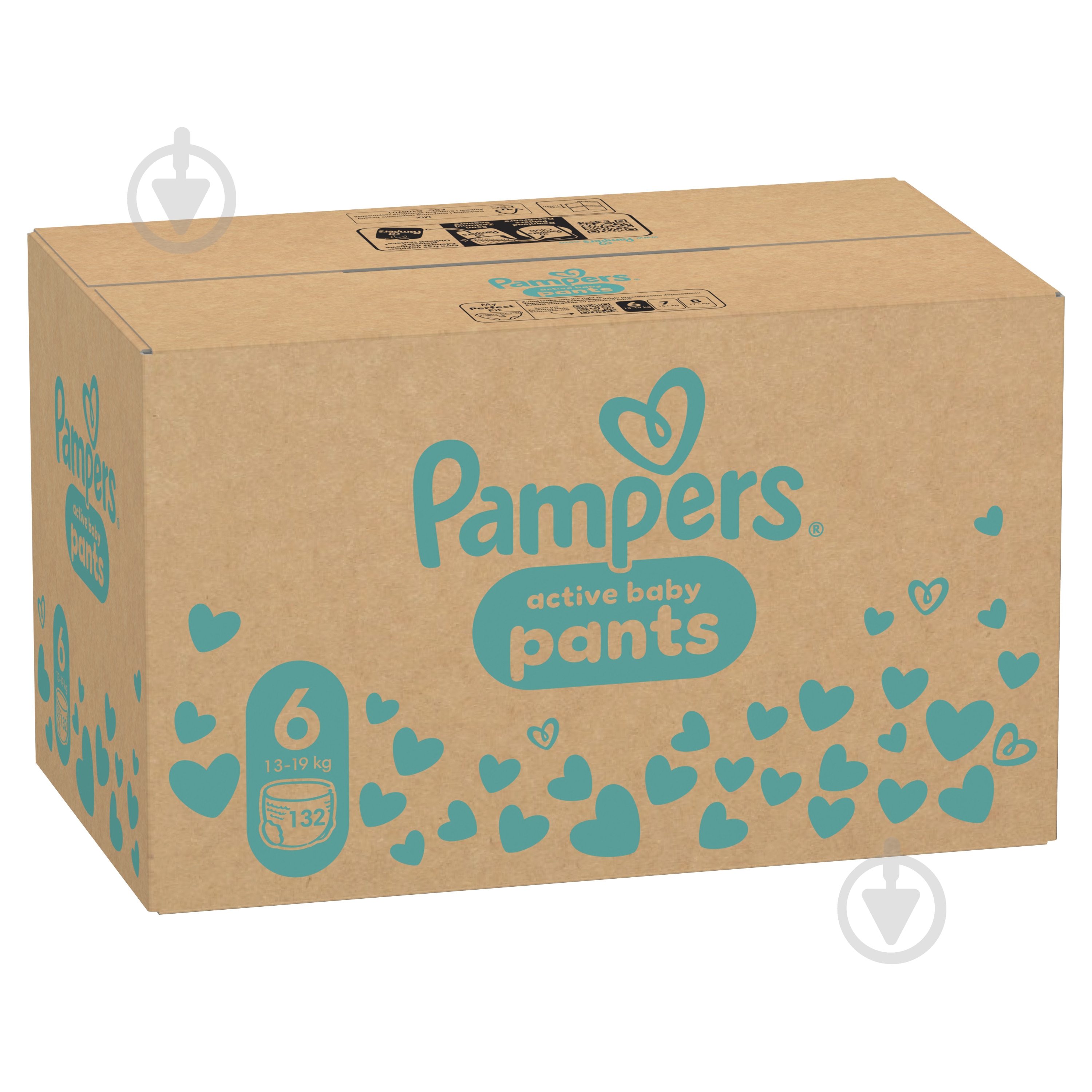 Підгузки-трусики Pampers Active Baby Pants Розмір 6 13-19 кг 132 шт. - фото 2
