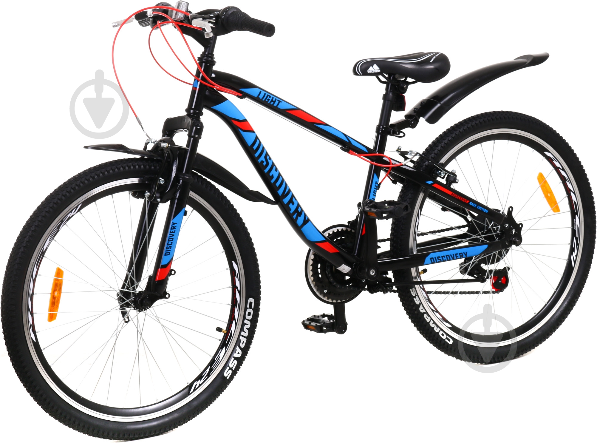 Велосипед Discovery 24" 13"(33 см) LIGHT RET-DIS-24-051 чорний - фото 2 Велосипед Discovery 24" 13"(33 см) LIGHT RET-DIS-24-051 чорний - фото 2