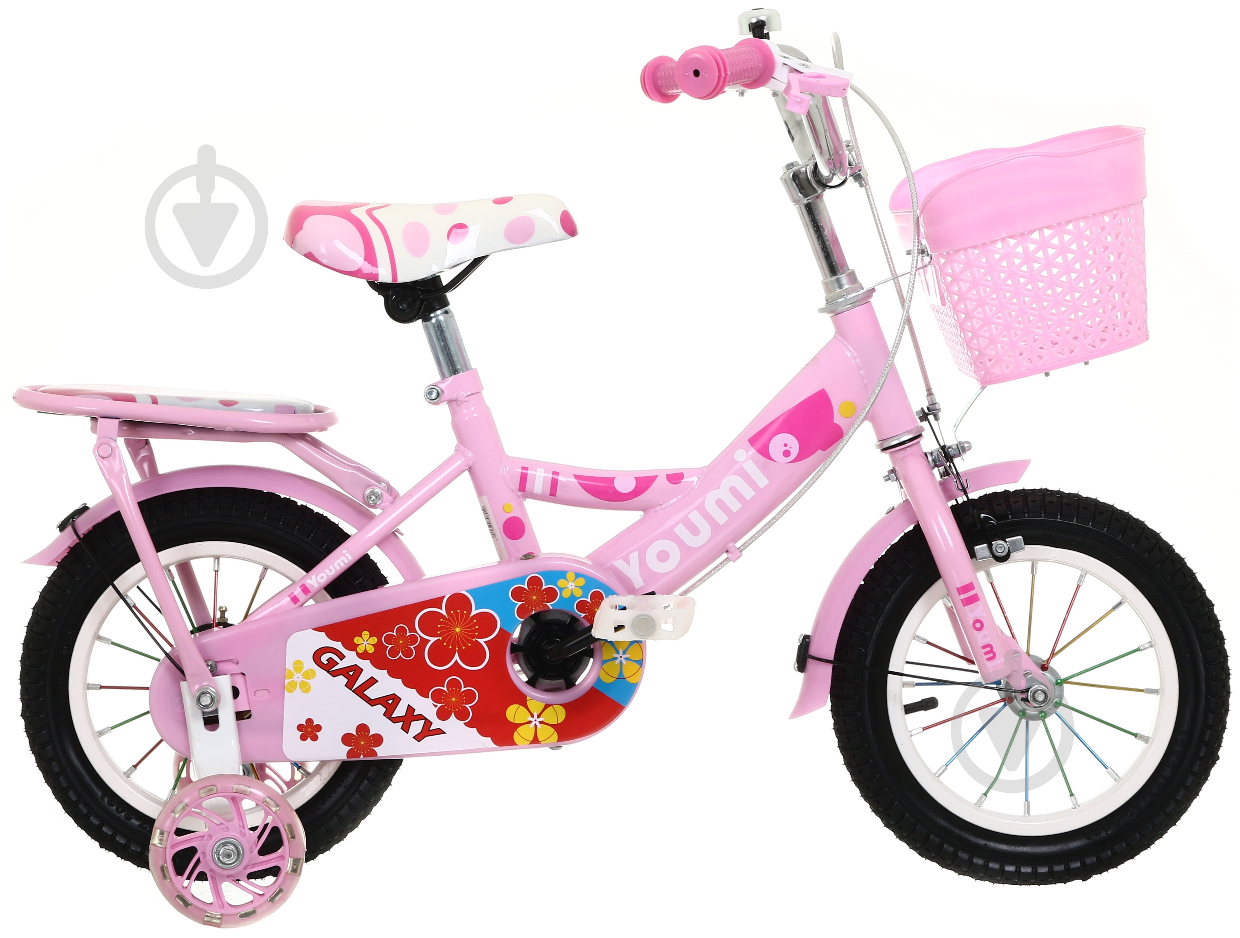 Велосипед детский YOUMI 12" розовый pro1205 - фото 2 Велосипед детский YOUMI 12" розовый pro1205 - фото 2
