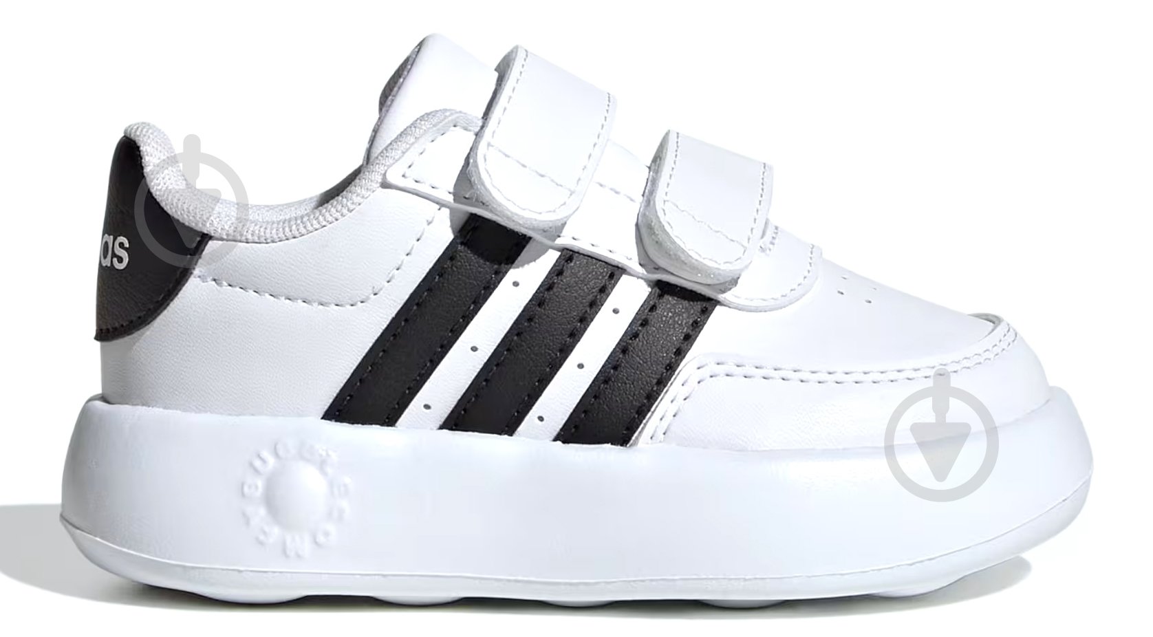 Кроссовки детские демисезонные Adidas BREAKNET 2.0 CF I ID5276 р.26,5 белые - фото 1