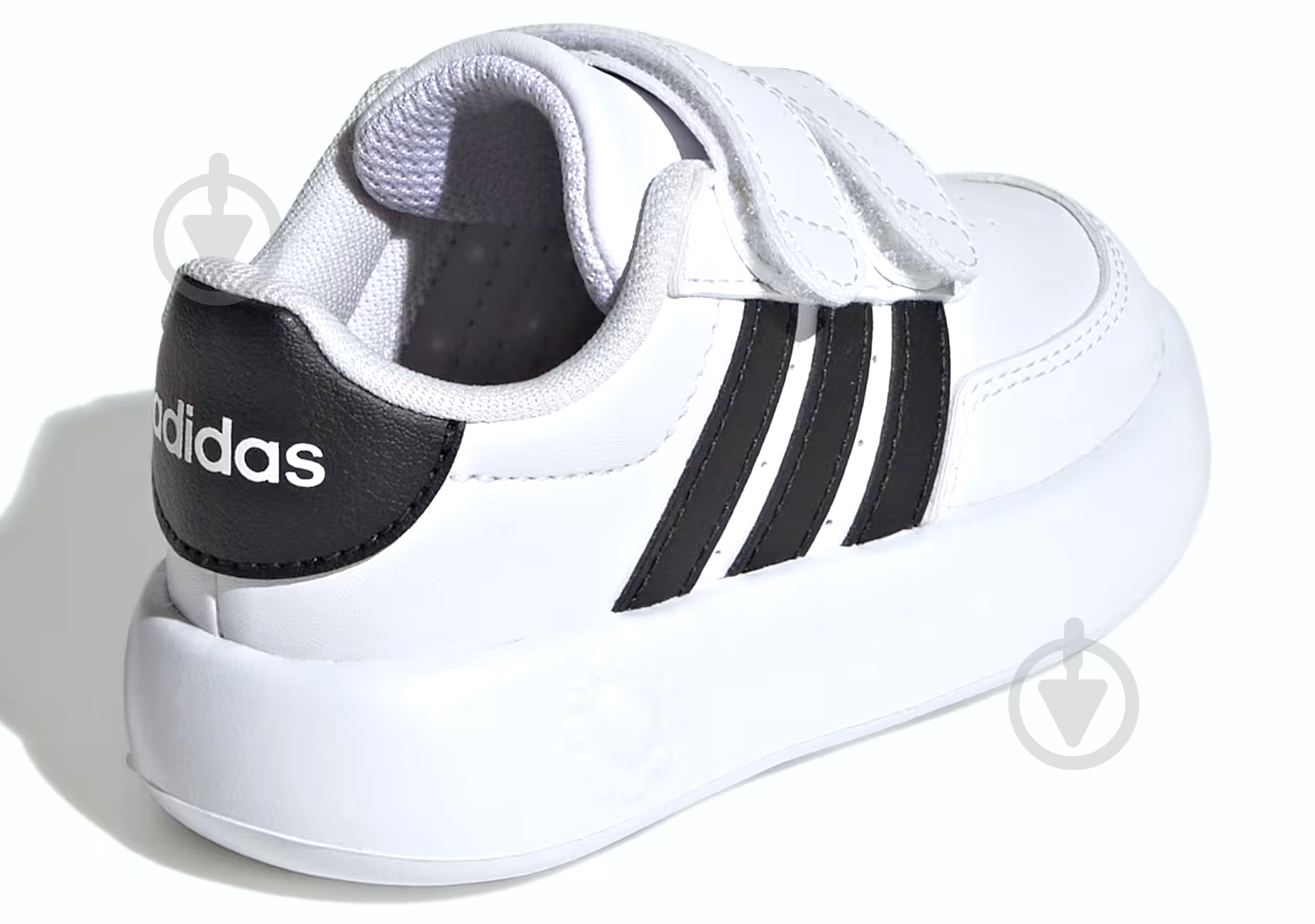 Кроссовки детские демисезонные Adidas BREAKNET 2.0 CF I ID5276 р.26,5 белые - фото 4