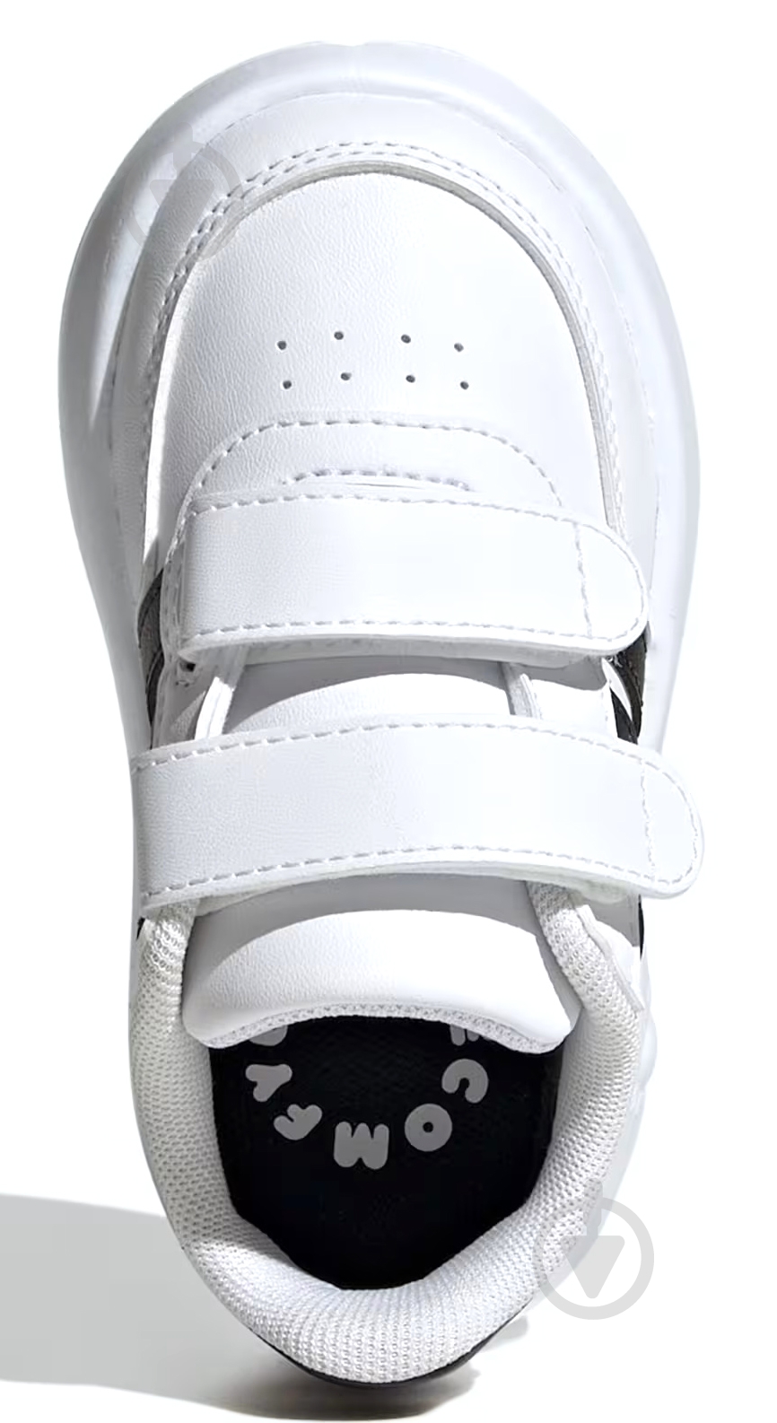 Кроссовки детские демисезонные Adidas BREAKNET 2.0 CF I ID5276 р.26,5 белые - фото 5