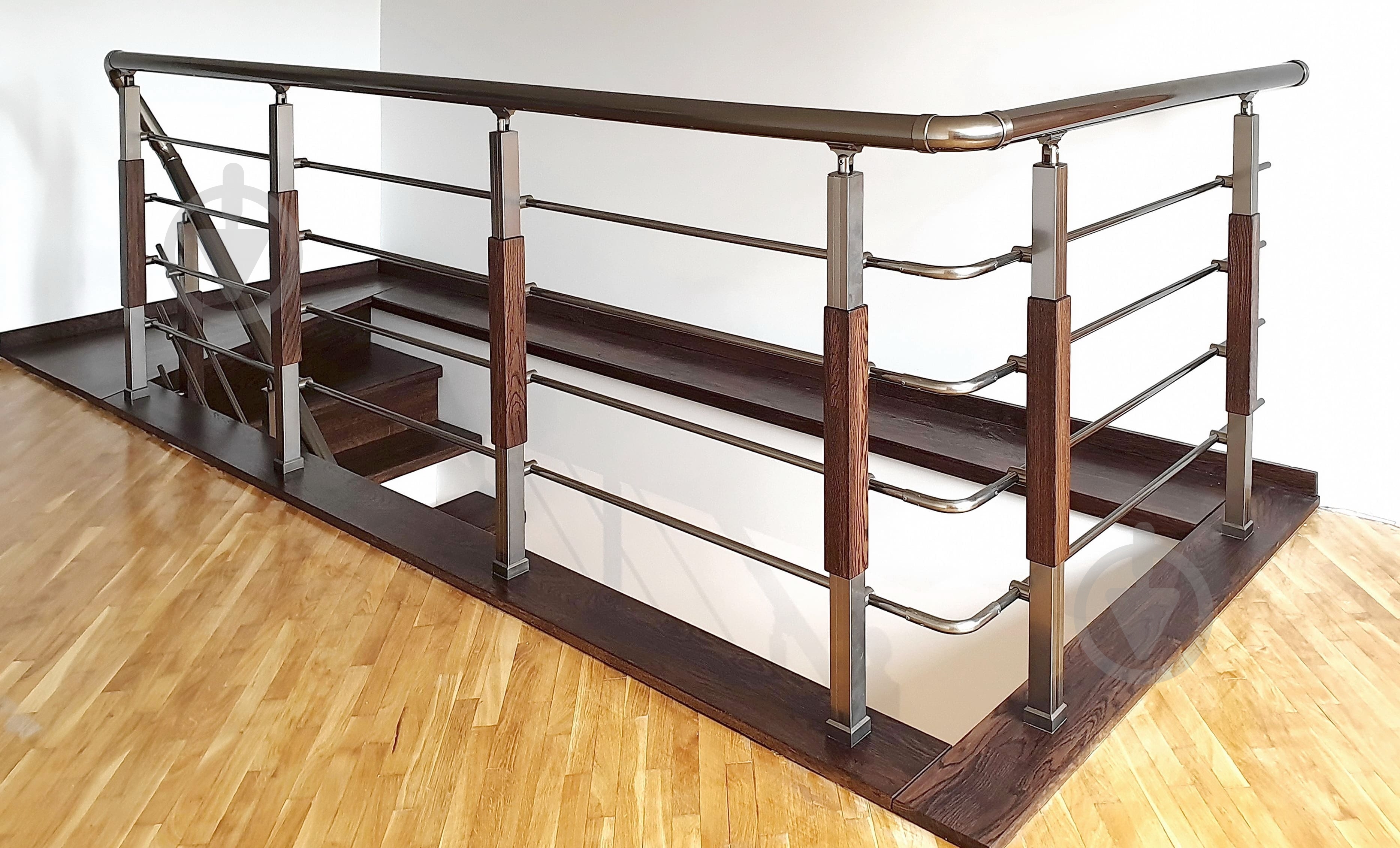 Стойка для перил Хай-тек орех, 50х50х880 м - фото 2 Стойка для перил Хай-тек орех, 50х50х880 м - фото 2