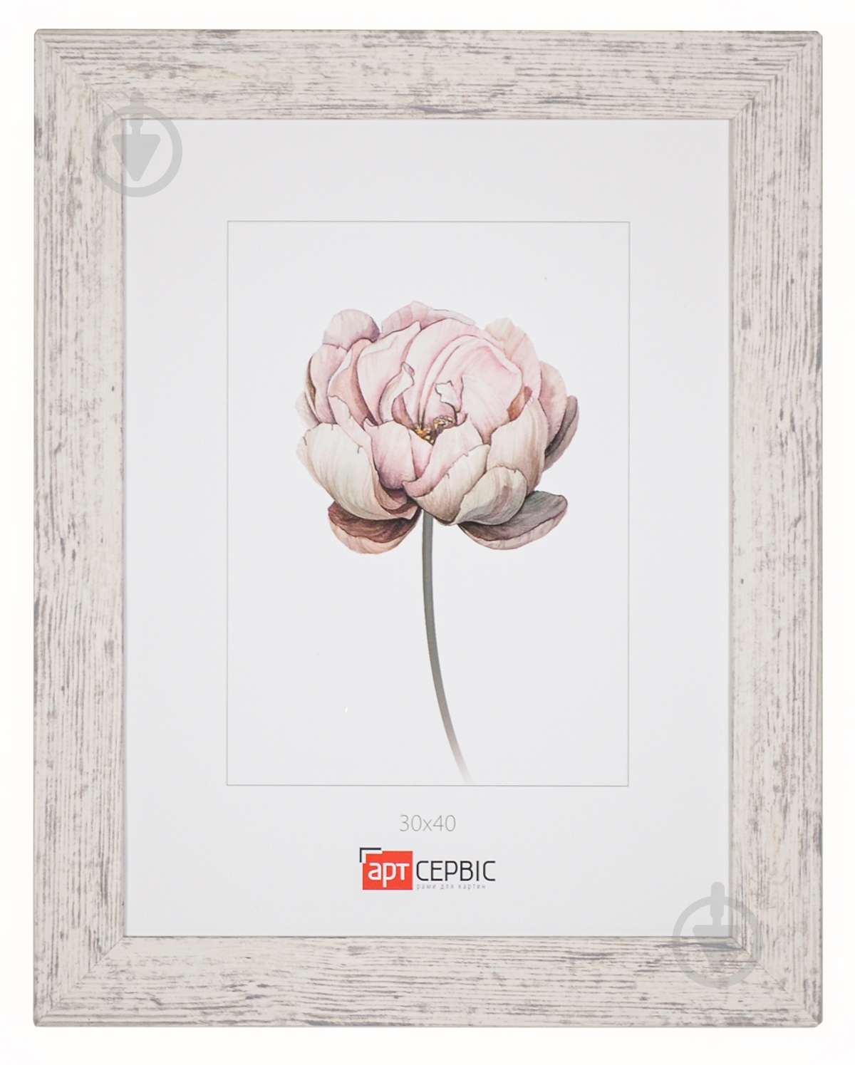 Рамка для фото Арт-Сервіс ЭА-01724 1 фото 30х40 см белый мрамор - фото 1