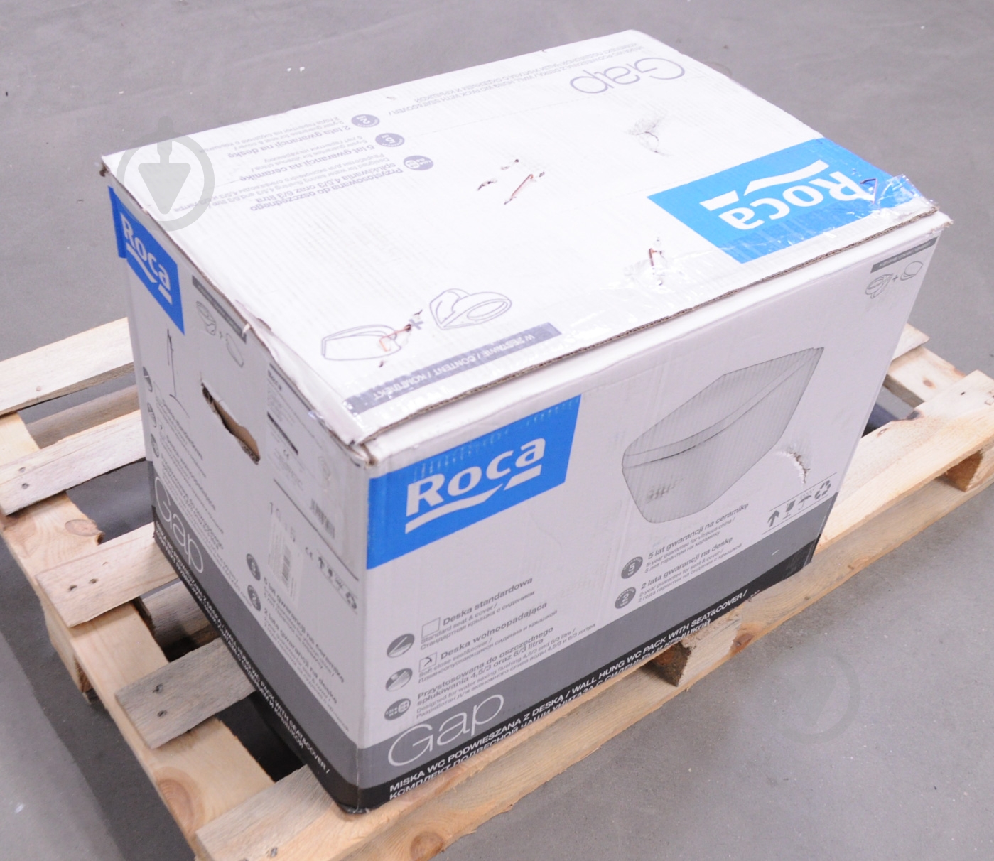 УЦЕНКА! Унитаз подвесной ROCA Gap Rimless A34H47C000 (УЦ №164) - фото 6