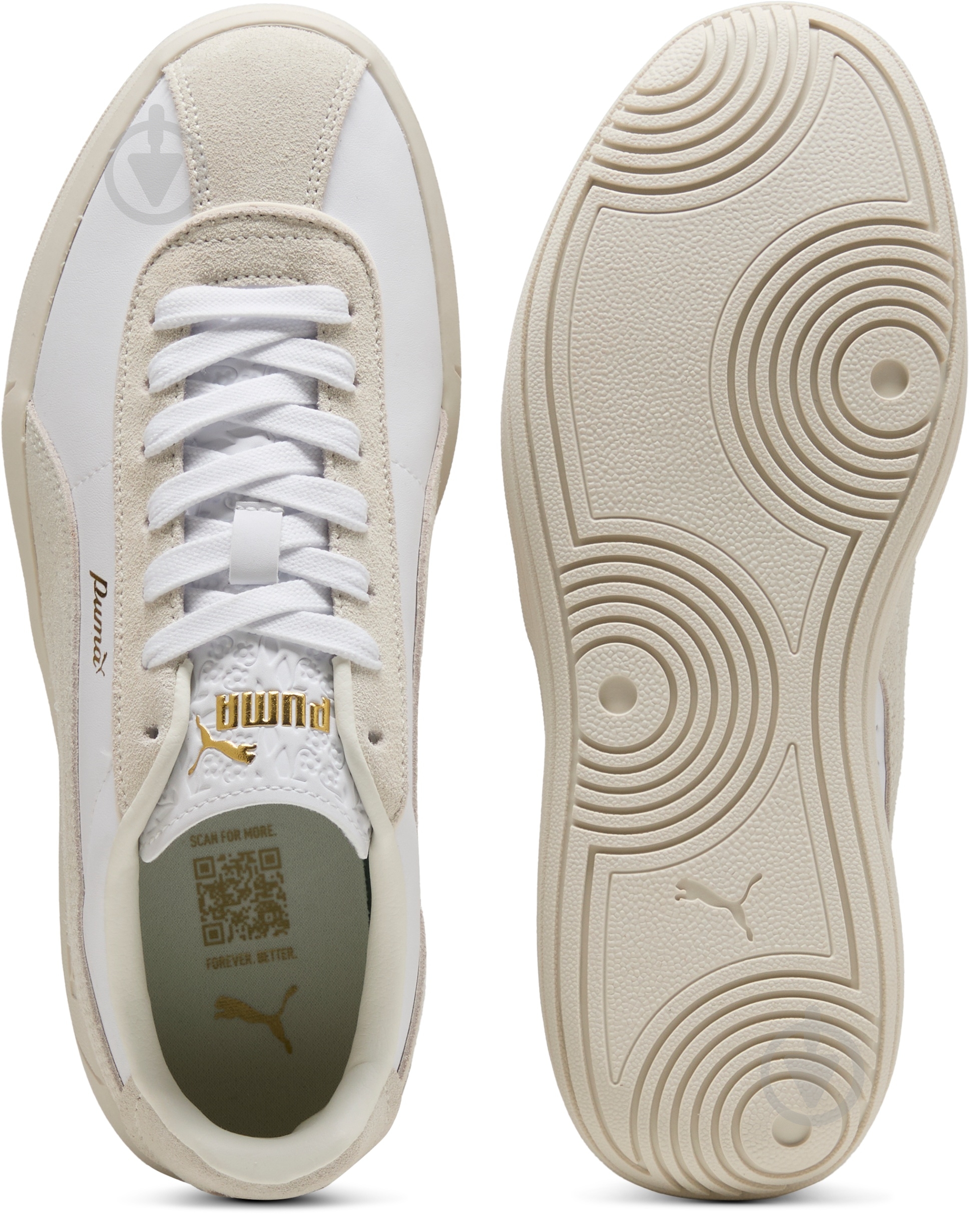 Кроссовки женские демисезонные Puma Club Klassika 40036406 р.36 молочные - фото 6