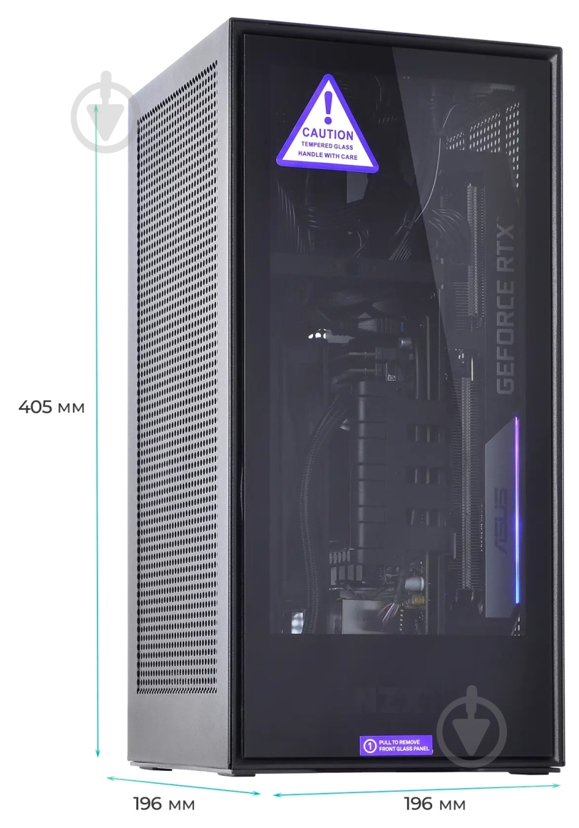 Компьютер персональный Artline Overlord H1 (H1v12) black - фото 12