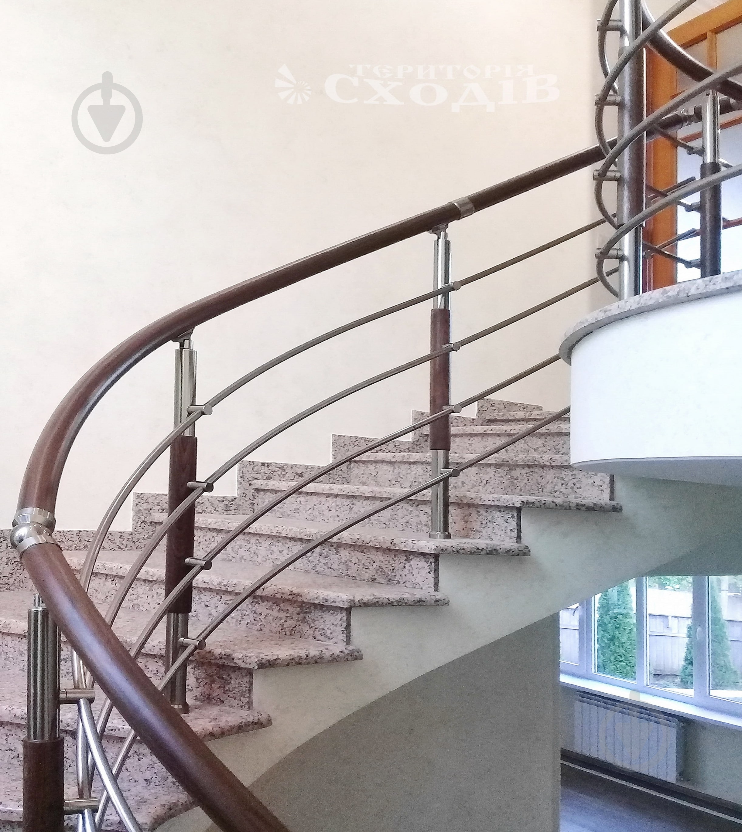 Стойка для перил Модерн золочёный дуб - фото 10 Стойка для перил Модерн золочёный дуб - фото 10