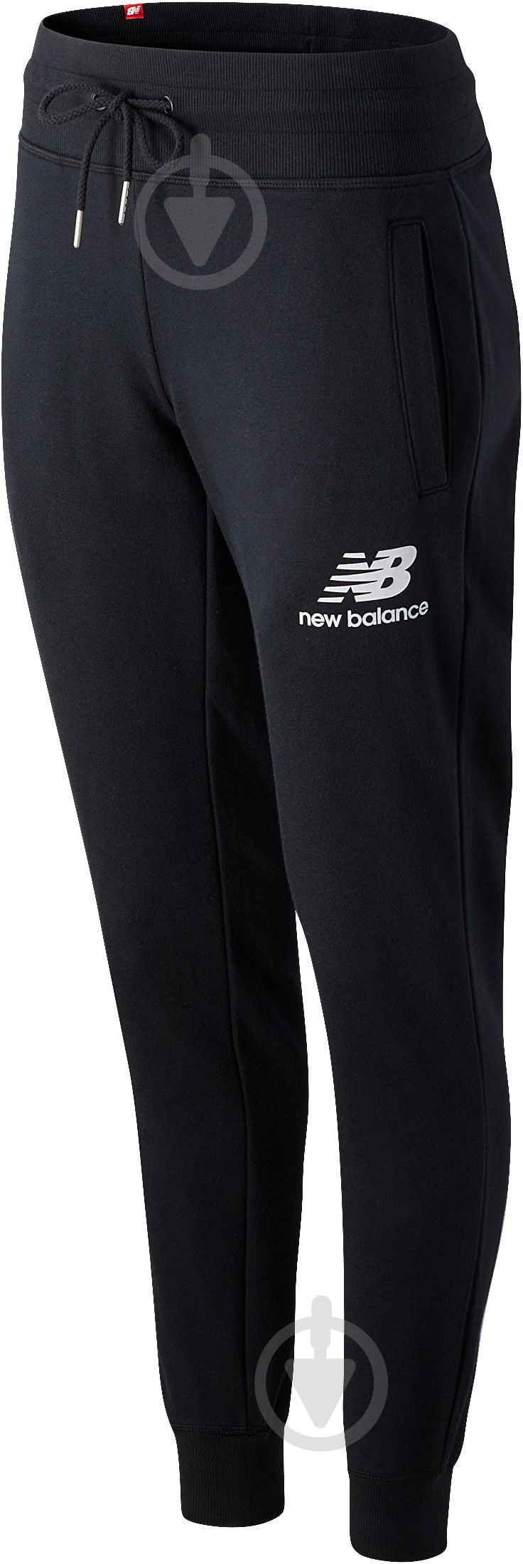 Брюки New Balance ESSENTIALS FT WP03530BK р. M черный - фото 1