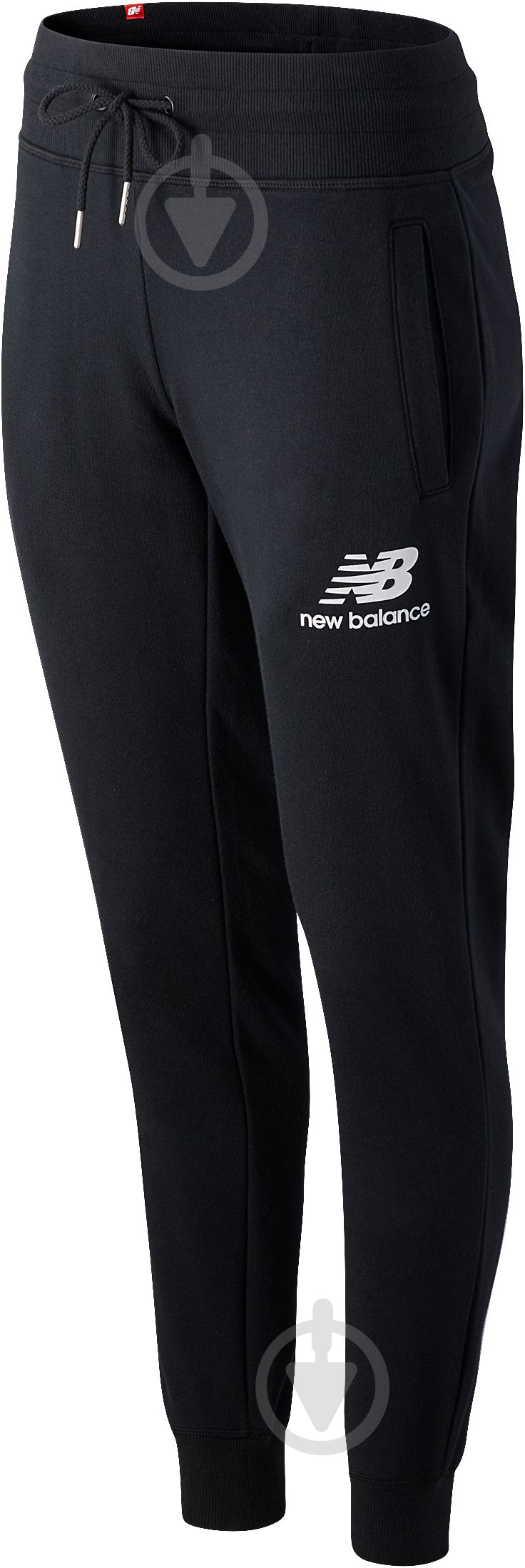 Брюки New Balance ESSENTIALS FT WP03530BK р. L черный - фото 1