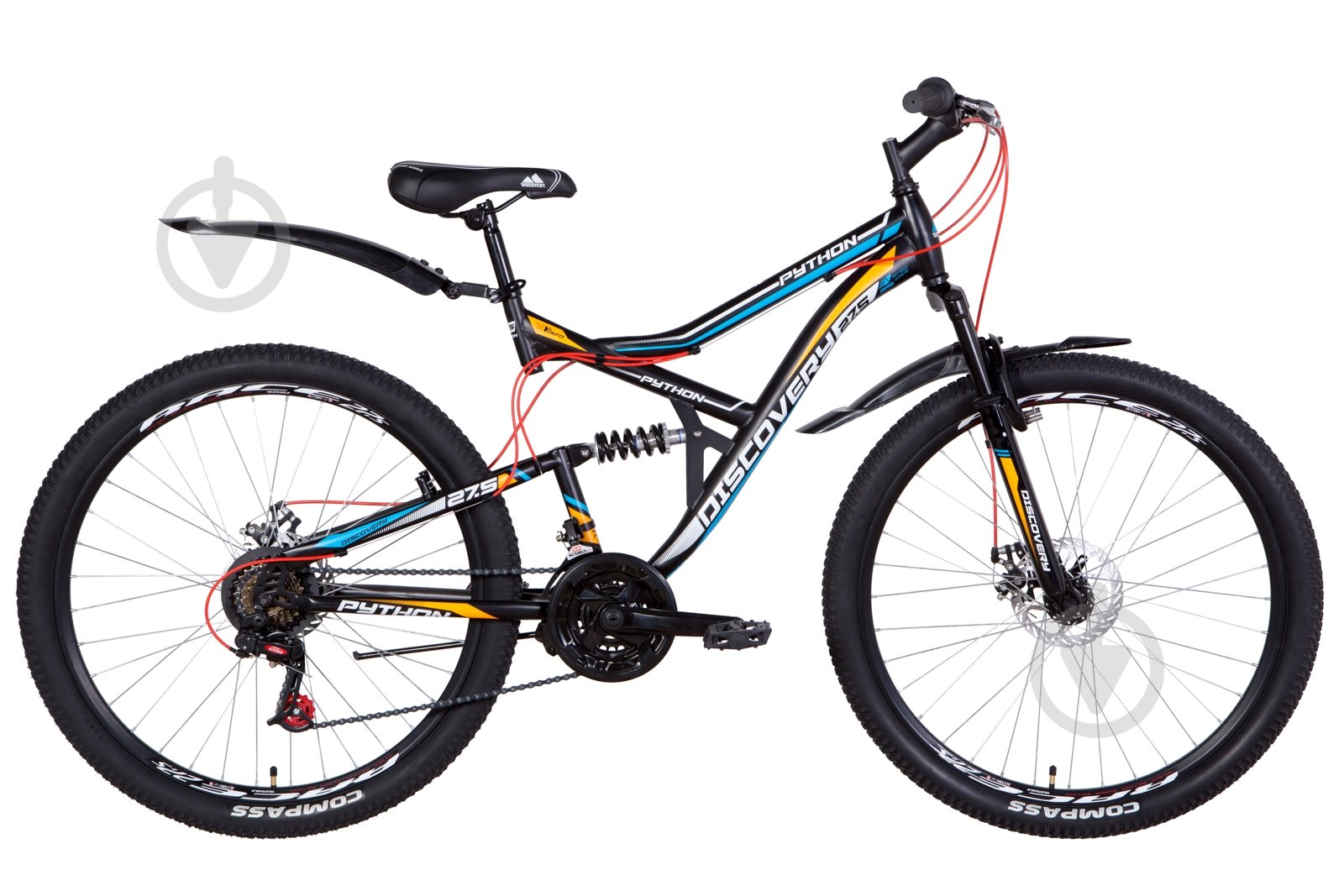 Велосипед Discovery 27,5" 19"(48 см) PYTHON RET-DIS-27.5-031 сірий - фото 1