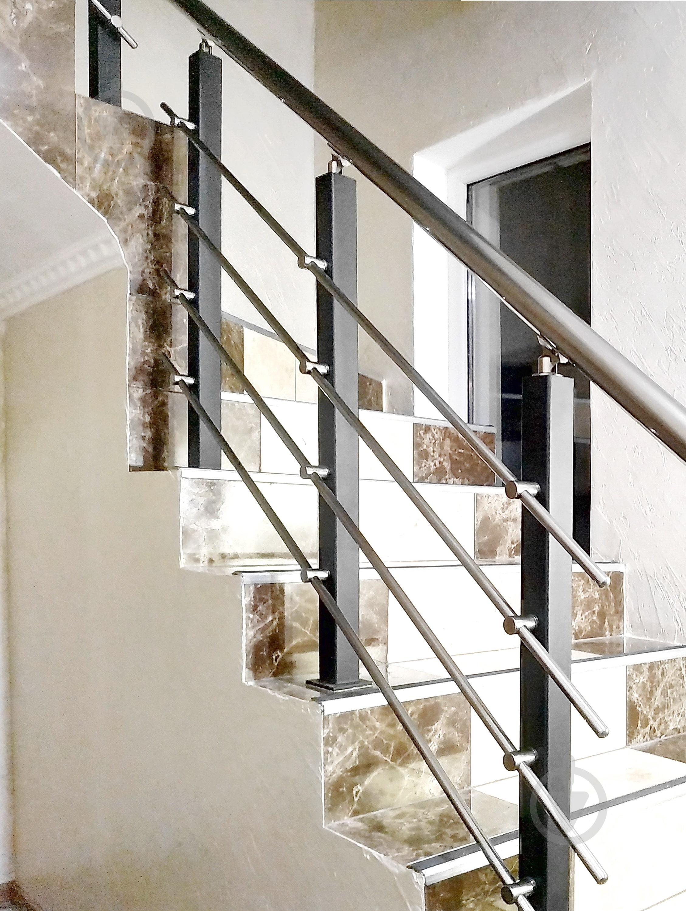 Стойка для перил Лофт 50*50*880 мм. (в сборе) - фото 9