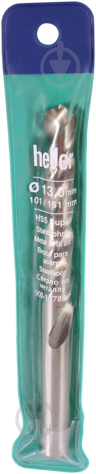 Сверло по металлу Heller HSS-Super 13 мм 17788 - фото 2