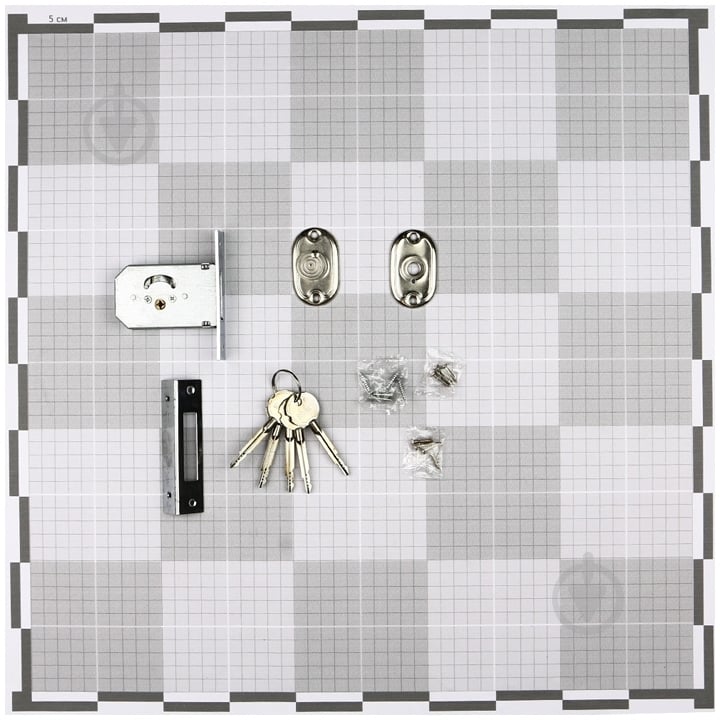 Дверной замок входной Bruno 156F хром - фото 3