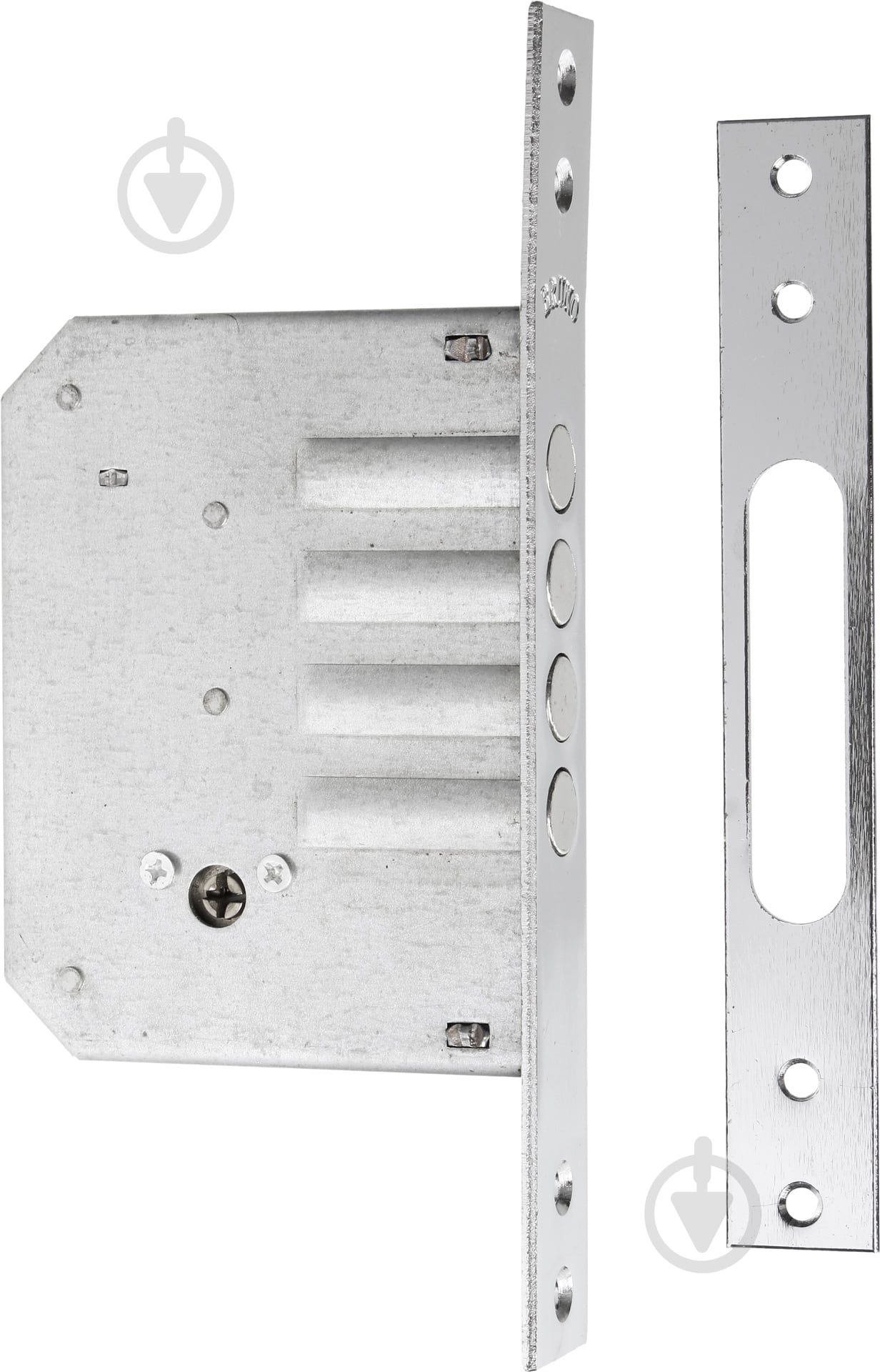 Дверний замок вхідний Bruno 189-4MF хром - фото 2