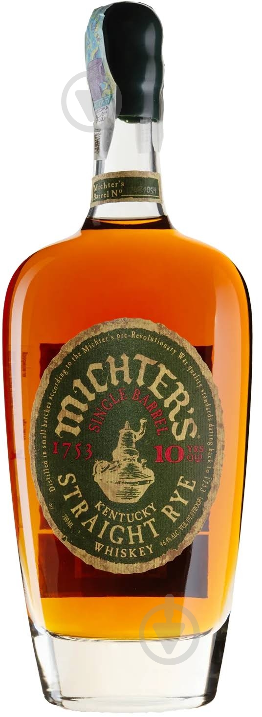 Виски Michter's 10yo Straight Rye 0,7 л - фото 1 Виски Michter's 10yo Straight Rye 0,7 л - фото 1