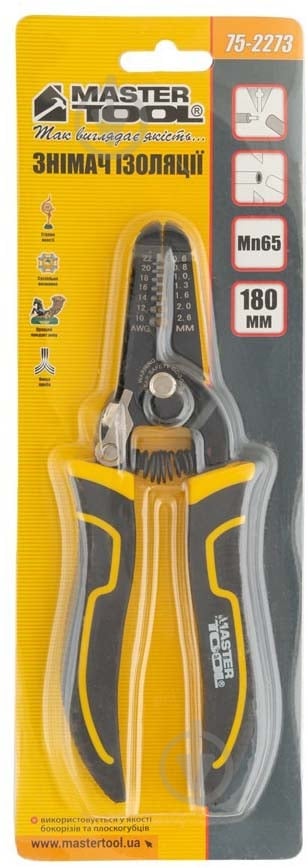 Съемник изоляции MasterTool 0.3-6.0 мм² Mn65 75-2273 - фото 3 Съемник изоляции MasterTool 0.3-6.0 мм² Mn65 75-2273 - фото 3