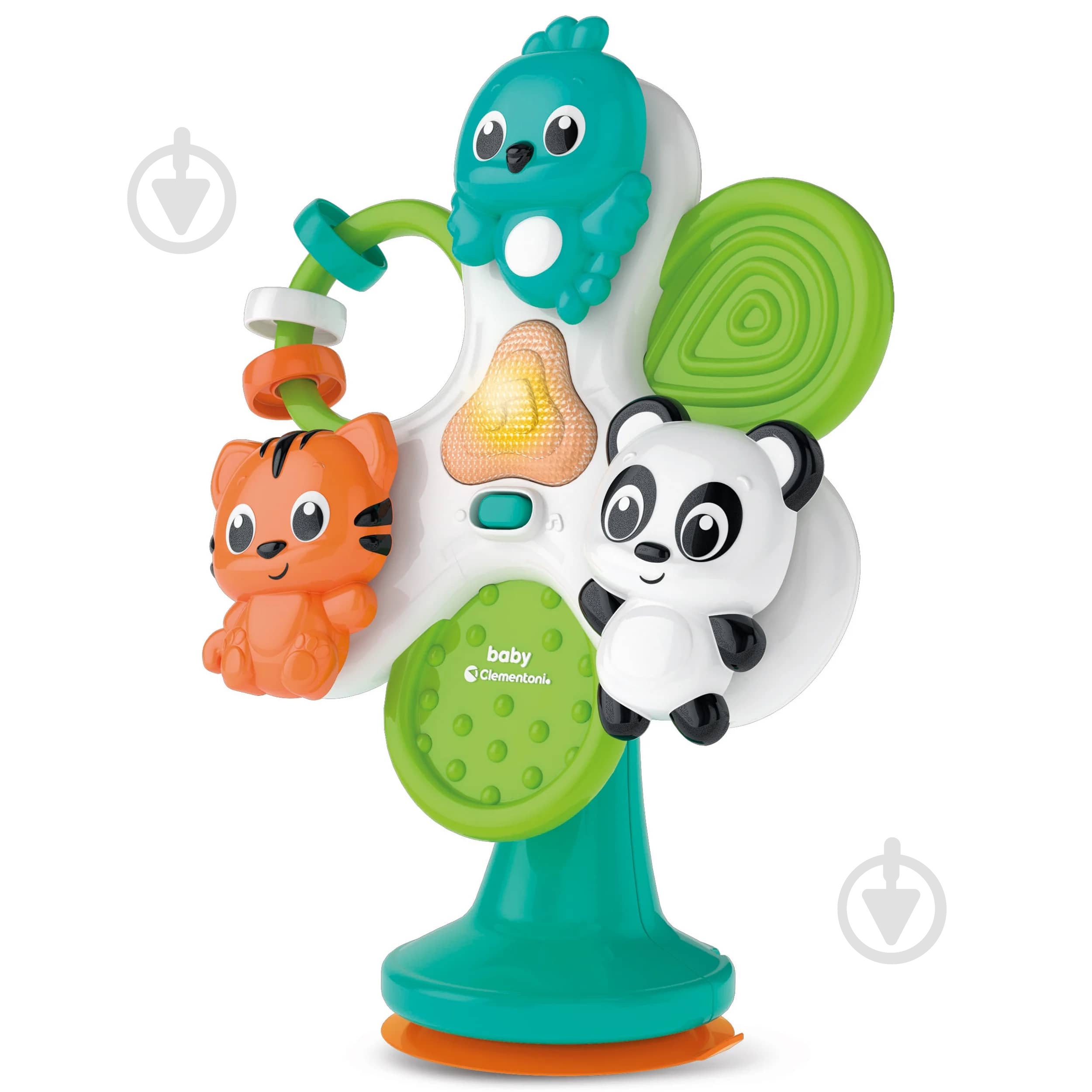 Игрушка на присосках Clementoni "Round & Round Animals" 17915 - фото 1