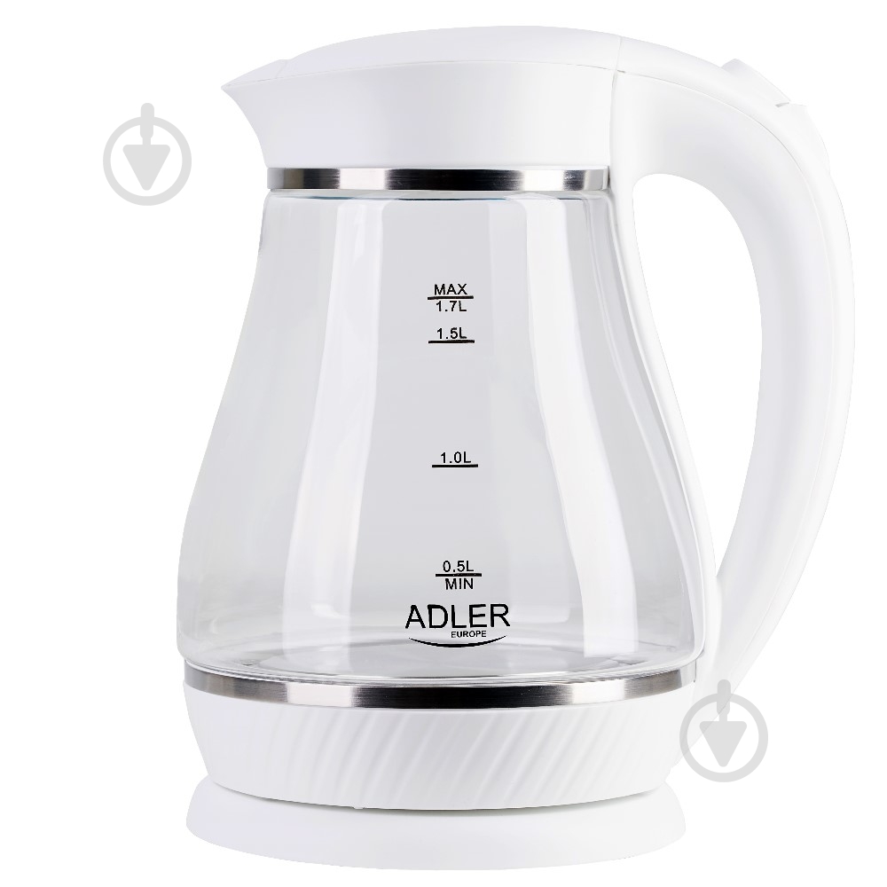 Электрочайник Adler AD 1274 white - фото 2