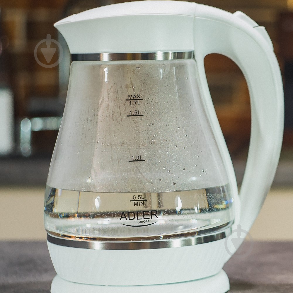 Электрочайник Adler AD 1274 white - фото 4