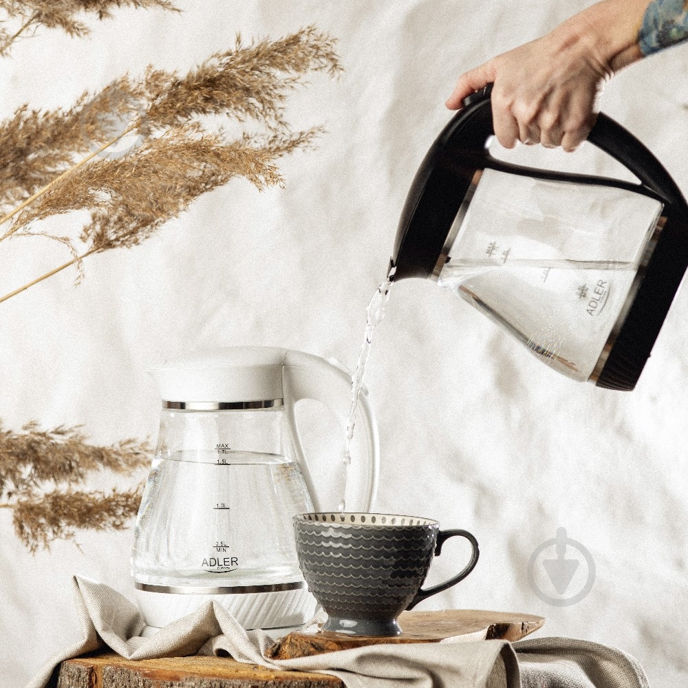 Электрочайник Adler AD 1274 white - фото 5