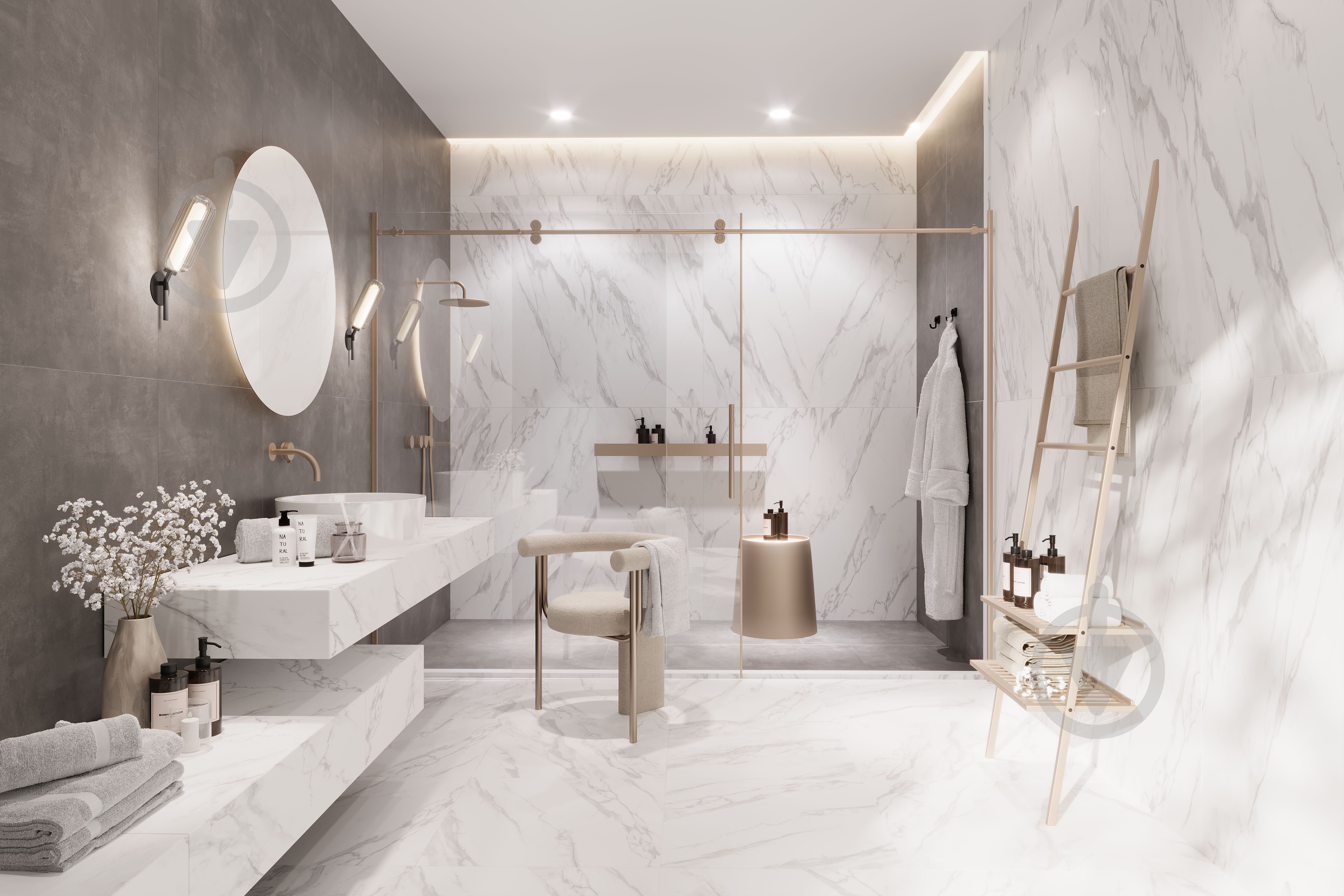 Плитка Allore Group Canova White F P R Somat 60x60 см - фото 6 Плитка Allore Group Canova White F P R Somat 60x60 см - фото 6