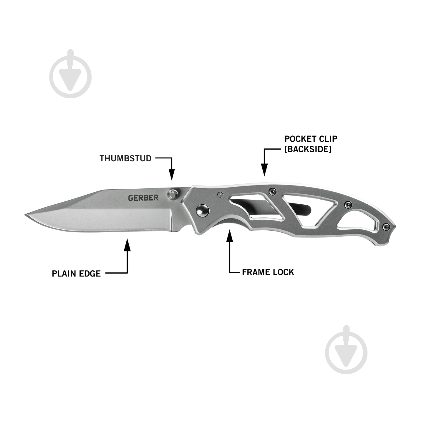 Нож складной Gerber Knives Paraframe I FE BL - фото 6