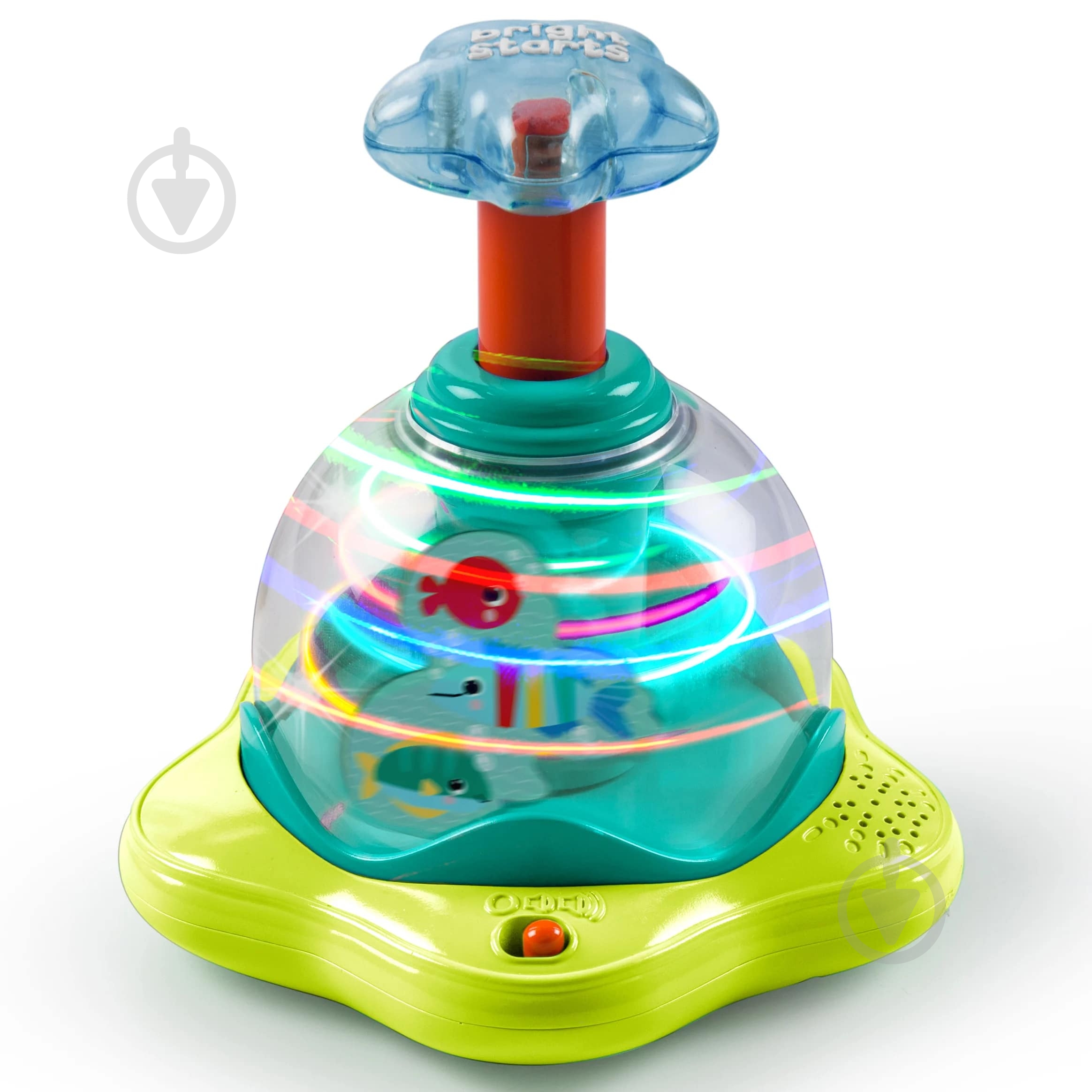Юла Bright Starts "Press & Glow Spinner" 10042 - фото 1