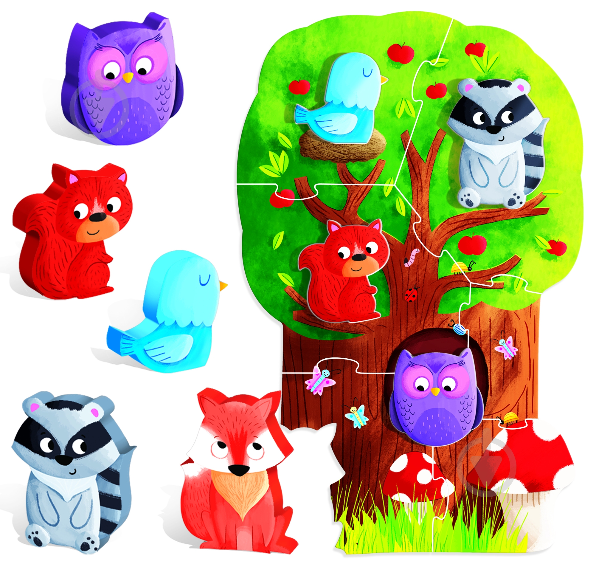 Пазл Headu Монтессори_Лес IT20133 - фото 2