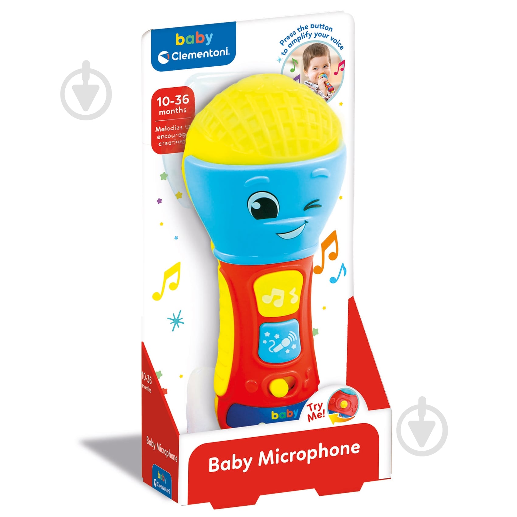 Игрушка развивающая Clementoni "Baby Microphone" 17913 - фото 2