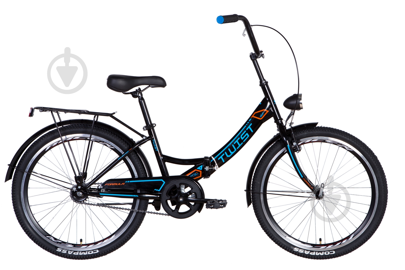 Велосипед Formula 24" 15"(38 см) TWIST RET-FR-24-030 черный - фото 1