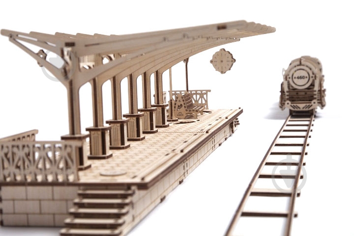 3D-конструктор Ukrainian Gears Перрон к локомотиву - фото 3 3D-конструктор Ukrainian Gears Перрон к локомотиву - фото 3