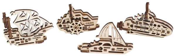 3D-конструктор Ukrainian Gears Фиджет Корабли - фото 1 3D-конструктор Ukrainian Gears Фиджет Корабли - фото 1