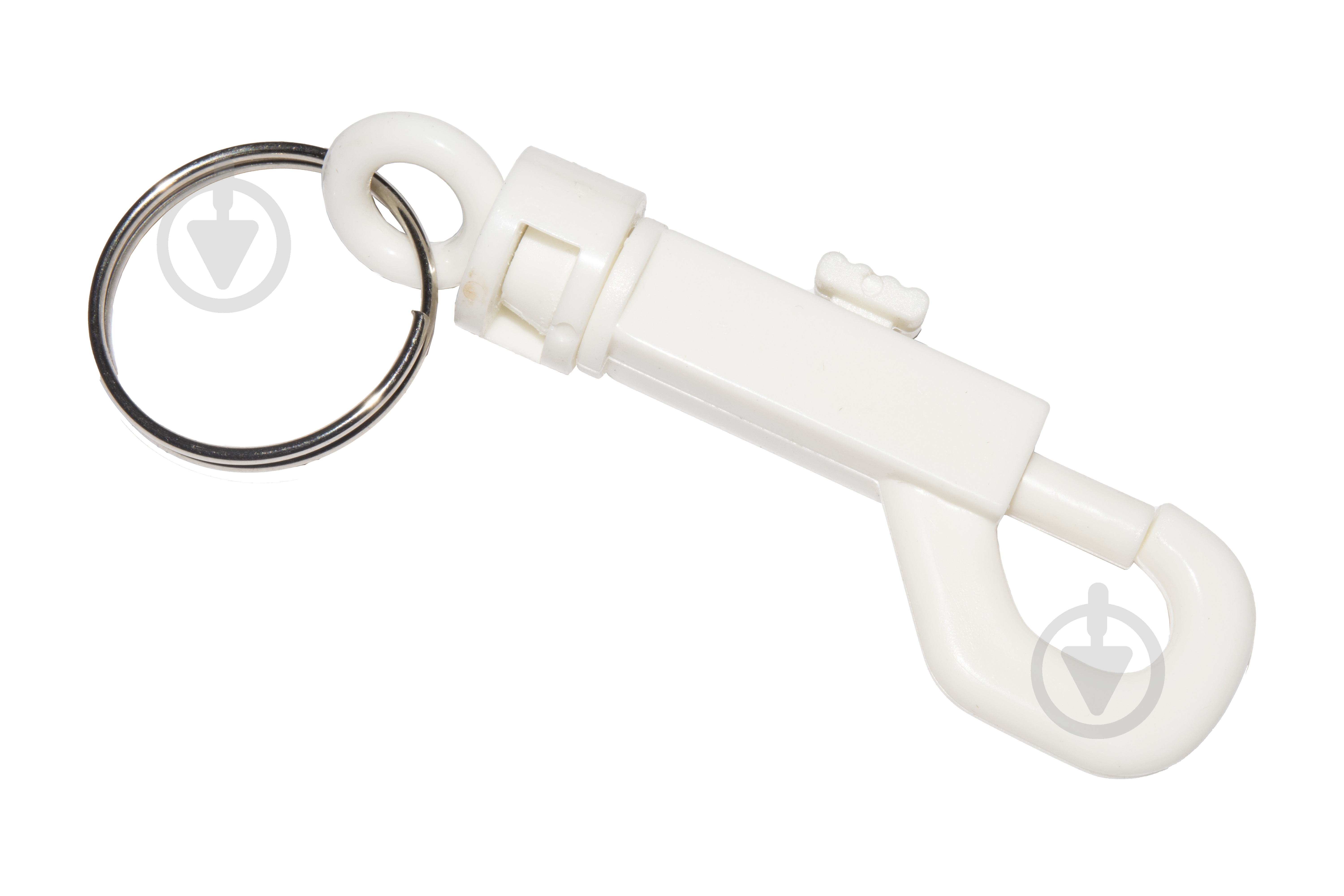 Карабин с вертлюгом пластиковый - фото 1