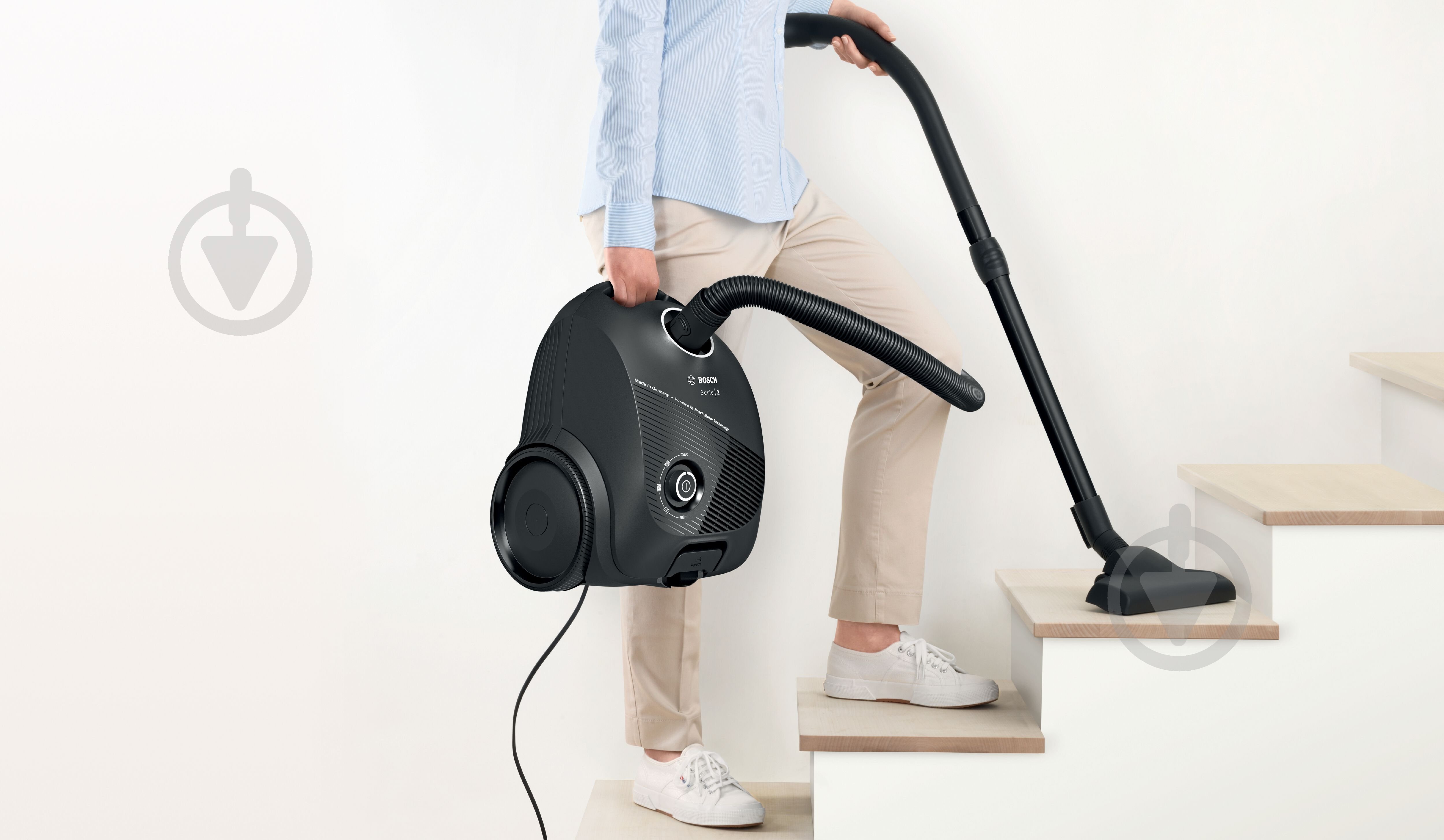 Пылесос Bosch Serie 2 BGBS2BA1P black - фото 2