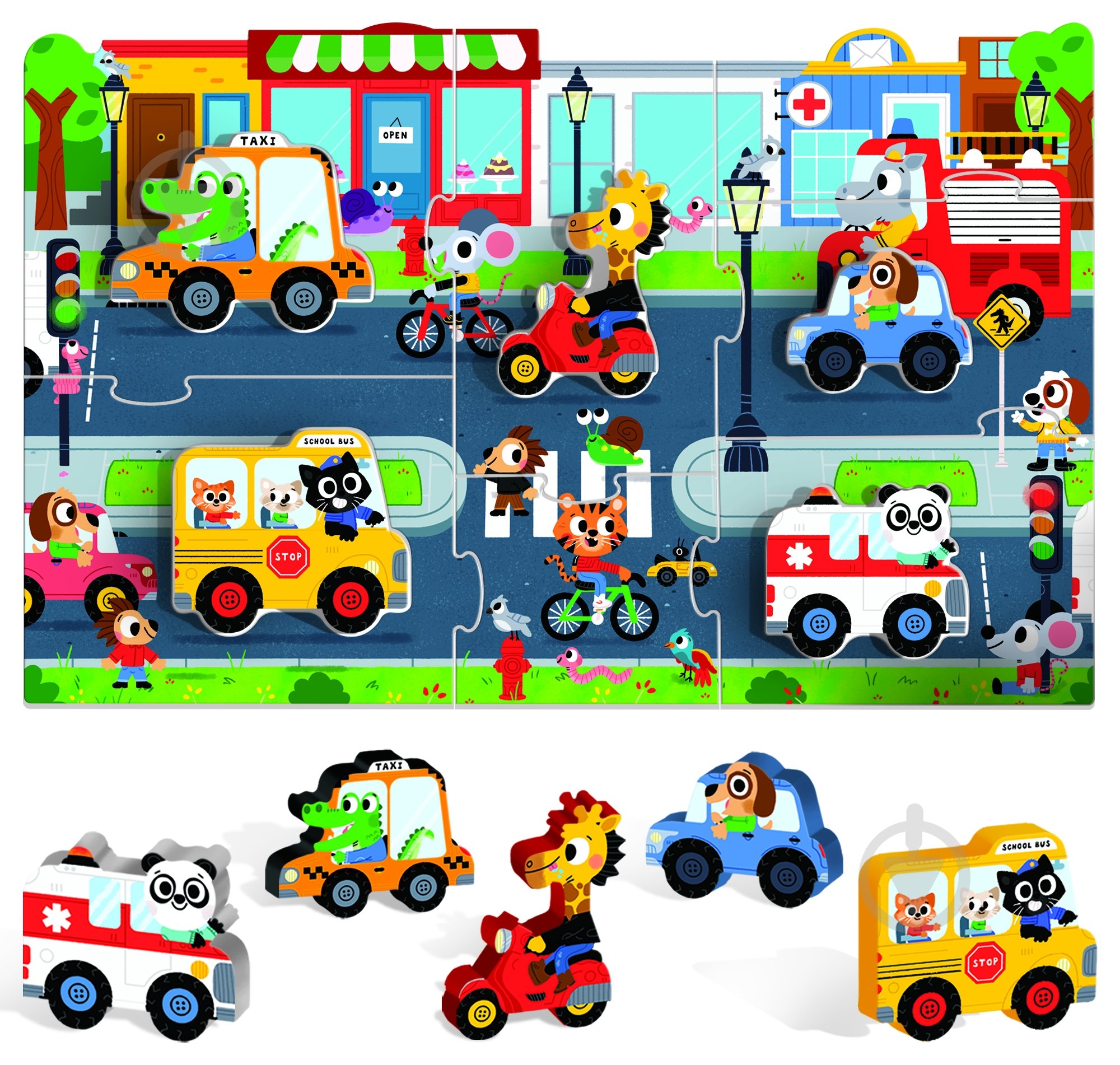 Пазл Headu Монтессори_Город IT22373 - фото 2