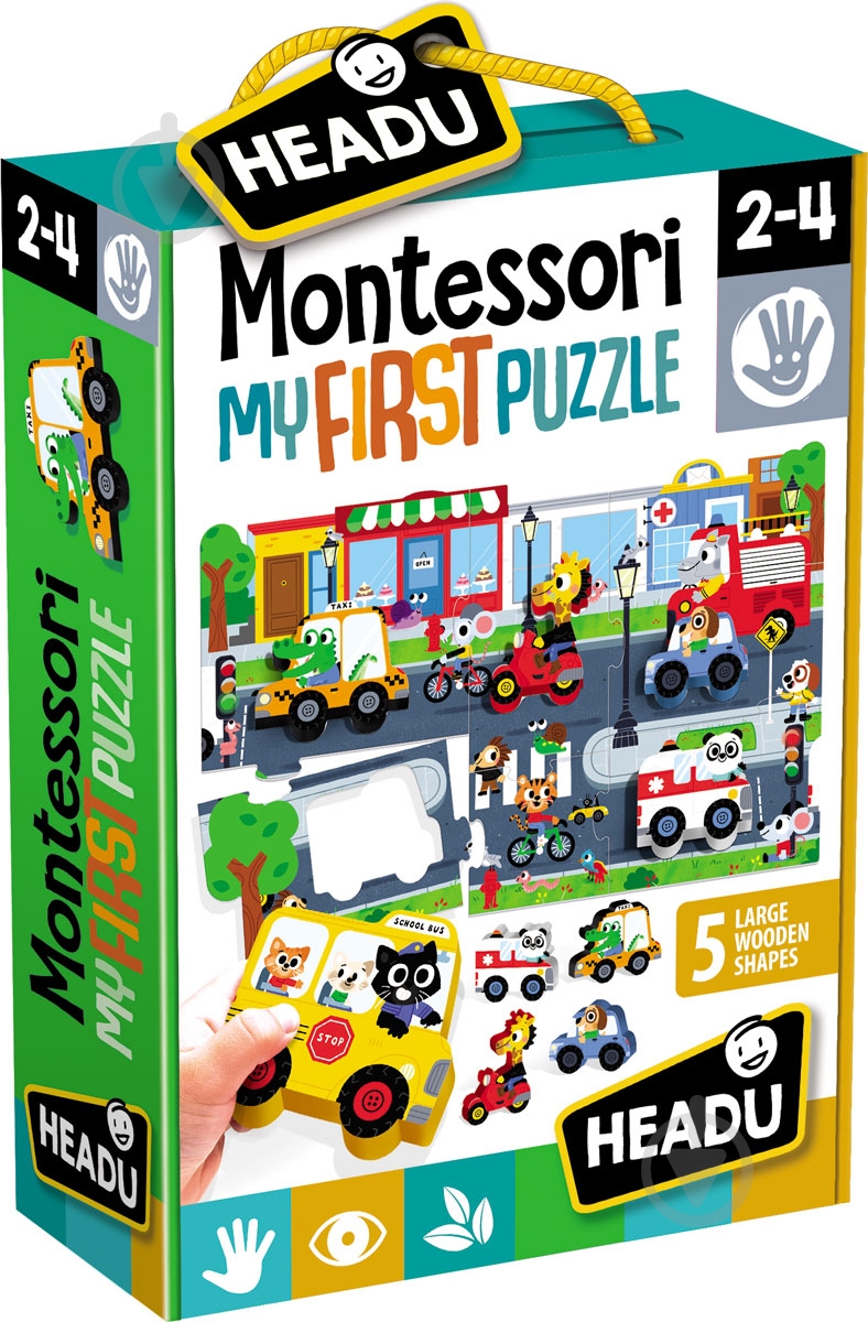 Пазл Headu Монтессори_Город IT22373 - фото 1