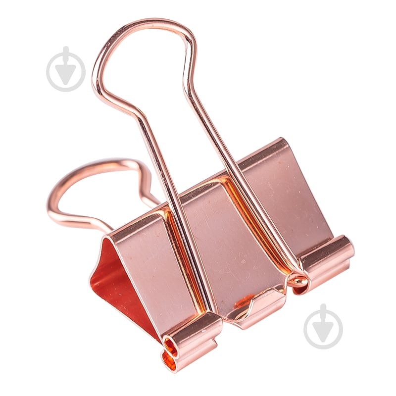 Набор биндеров Deli 25 мм 12 шт. золотой 78201 - фото 2