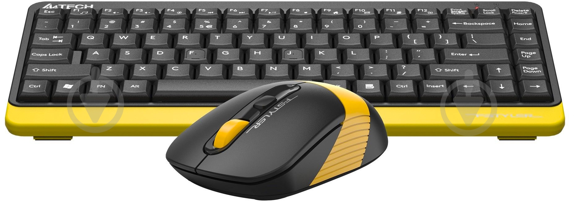 Комплект клавиатура и мышь A4Tech FG1110 Bumblebee USB - фото 1