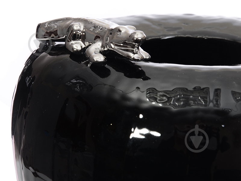 Ваза керамическая Lefard Шик 16,2 см 919-344 16,2 см черная 919-344 - фото 2 Ваза керамическая Lefard Шик 16,2 см 919-344 16,2 см черная 919-344 - фото 2