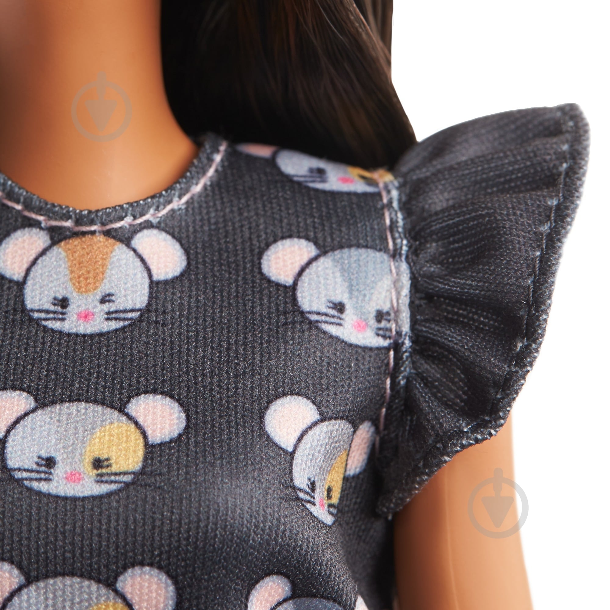 Кукла Barbie Модница в платье с милым мышиным принтом GYB01 - фото 6 Кукла Barbie Модница в платье с милым мышиным принтом GYB01 - фото 6