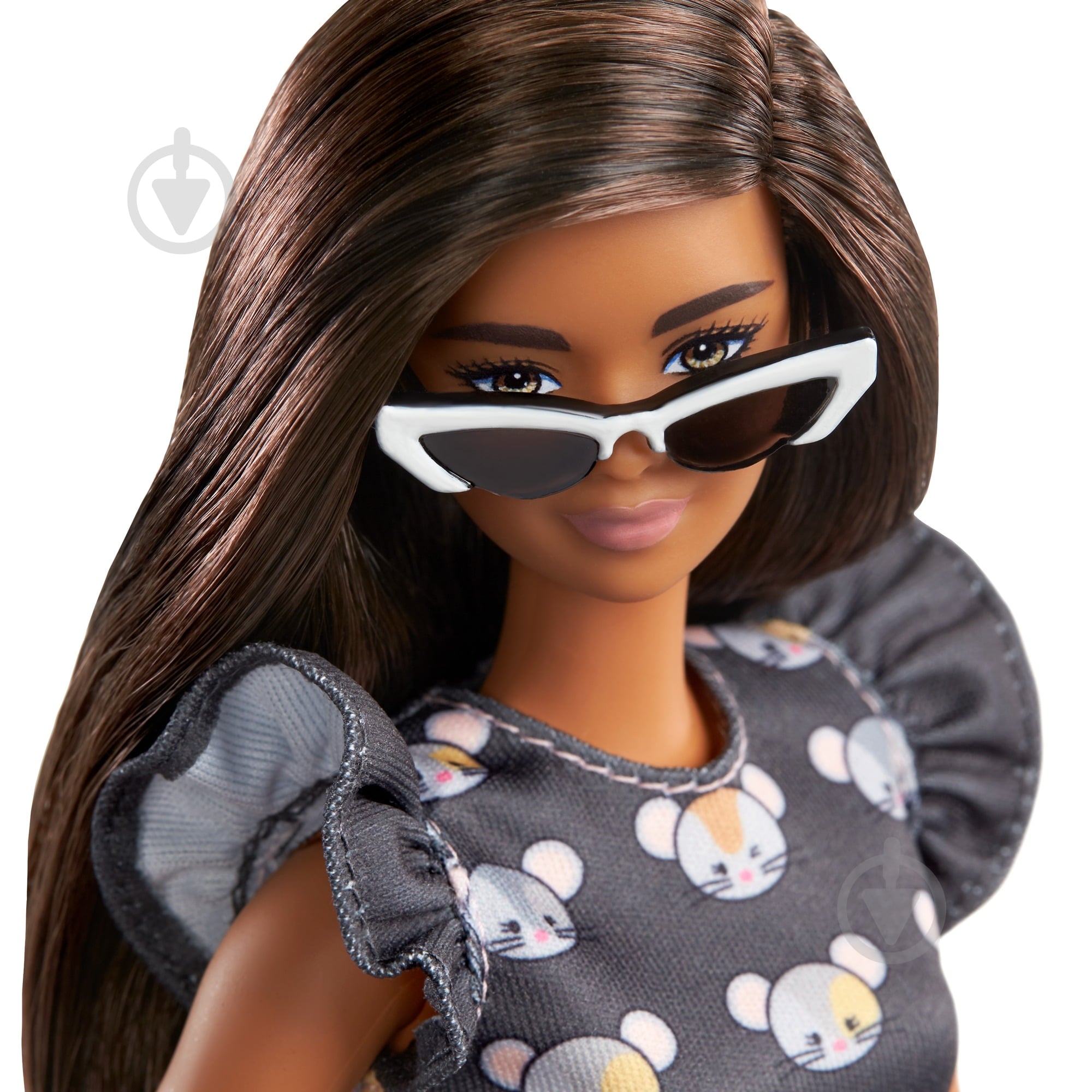 Кукла Barbie Модница в платье с милым мышиным принтом GYB01 - фото 2 Кукла Barbie Модница в платье с милым мышиным принтом GYB01 - фото 2