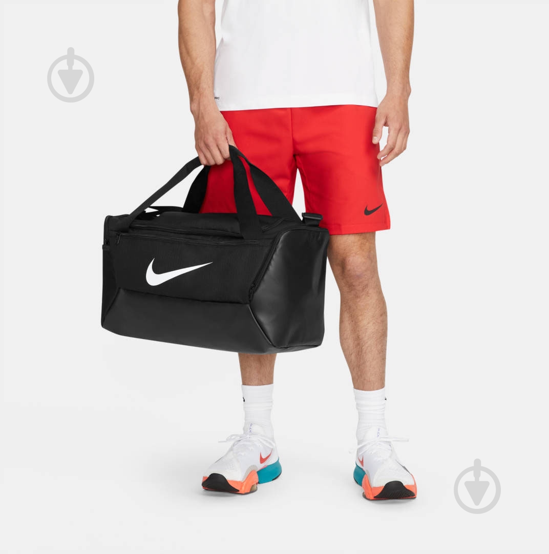 Спортивная сумка Nike Brasilia 9.5 DM3976-010 41 л черный - фото 10