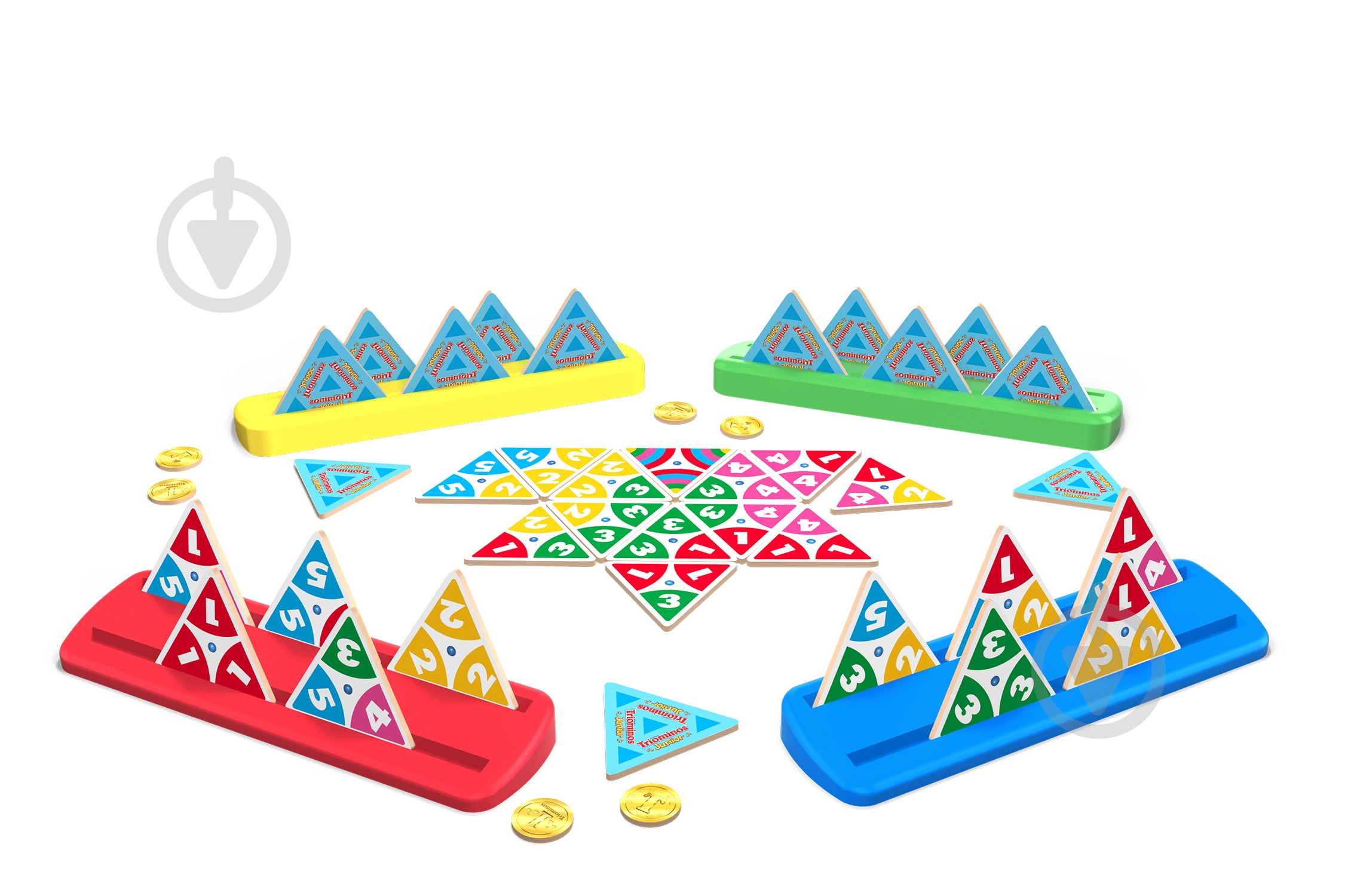 Игра настольная Goliath Triominos Junior 360681.206 - фото 2