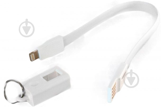 Кабель EXTRADIGITAL Lightning to USB 0,18 м белый (KBU1789) - фото 2